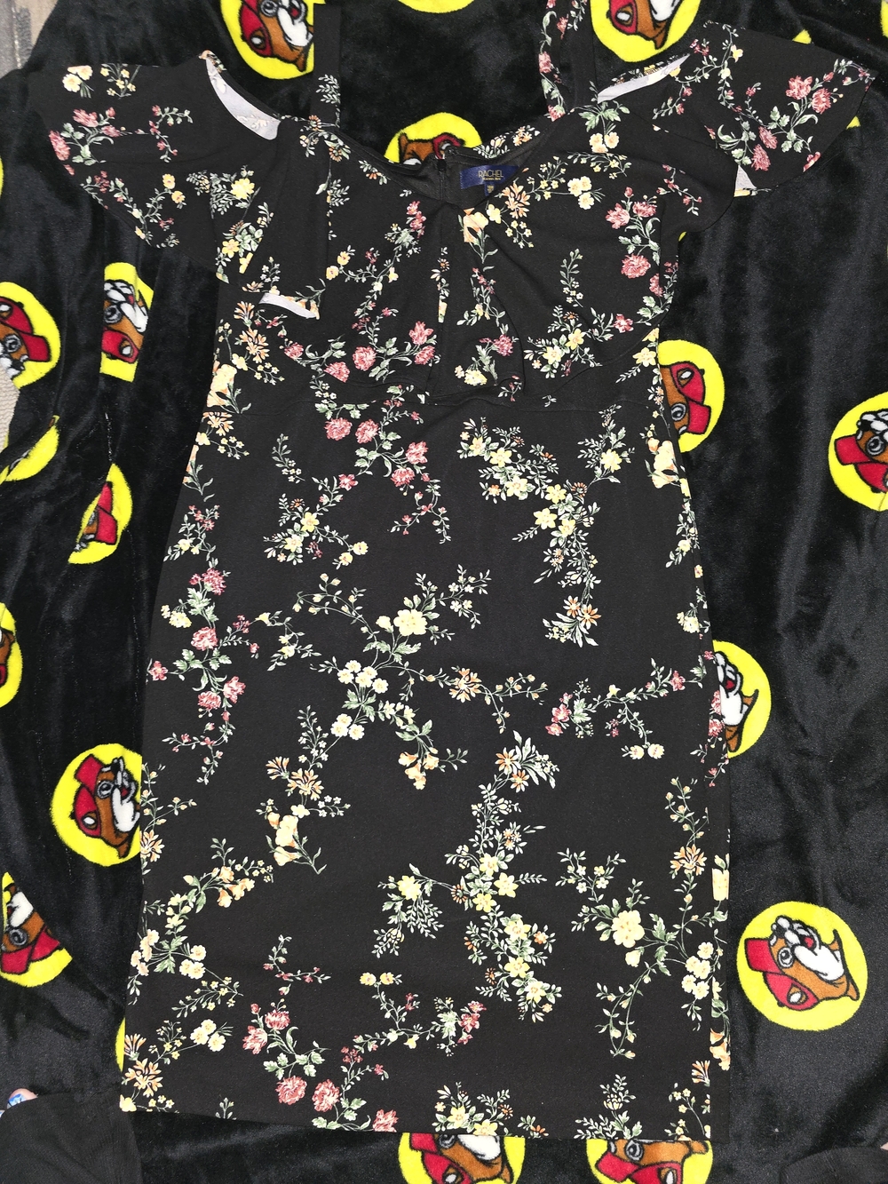 RACHEL Rachel Roy Black Floral Dress